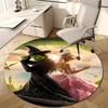 1pc The Wizard of Oz1 Design Printed Area Round Carpet for Bedroom Living Room Home Decor Rugs Mat Non Slip Mat Rug for Bedside