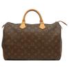 Louis Vuitton 2002 M41524 Monogram Speedy 35 Boston Bag BrownUsed