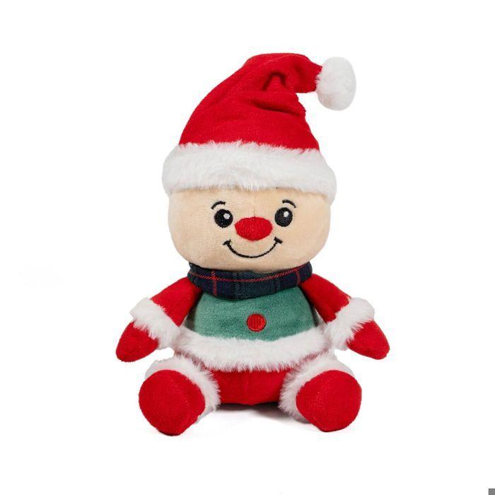 Jouet pour chien en peluche - GLORIA - Gloria XMAS NICK - Rouge - Polyester - Intérieur