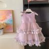 Soft Breathable Infant Girls Summer Tulle Puffy Princess Dress Toddler Baby Girl Casual Party Tutu Skirt Dress