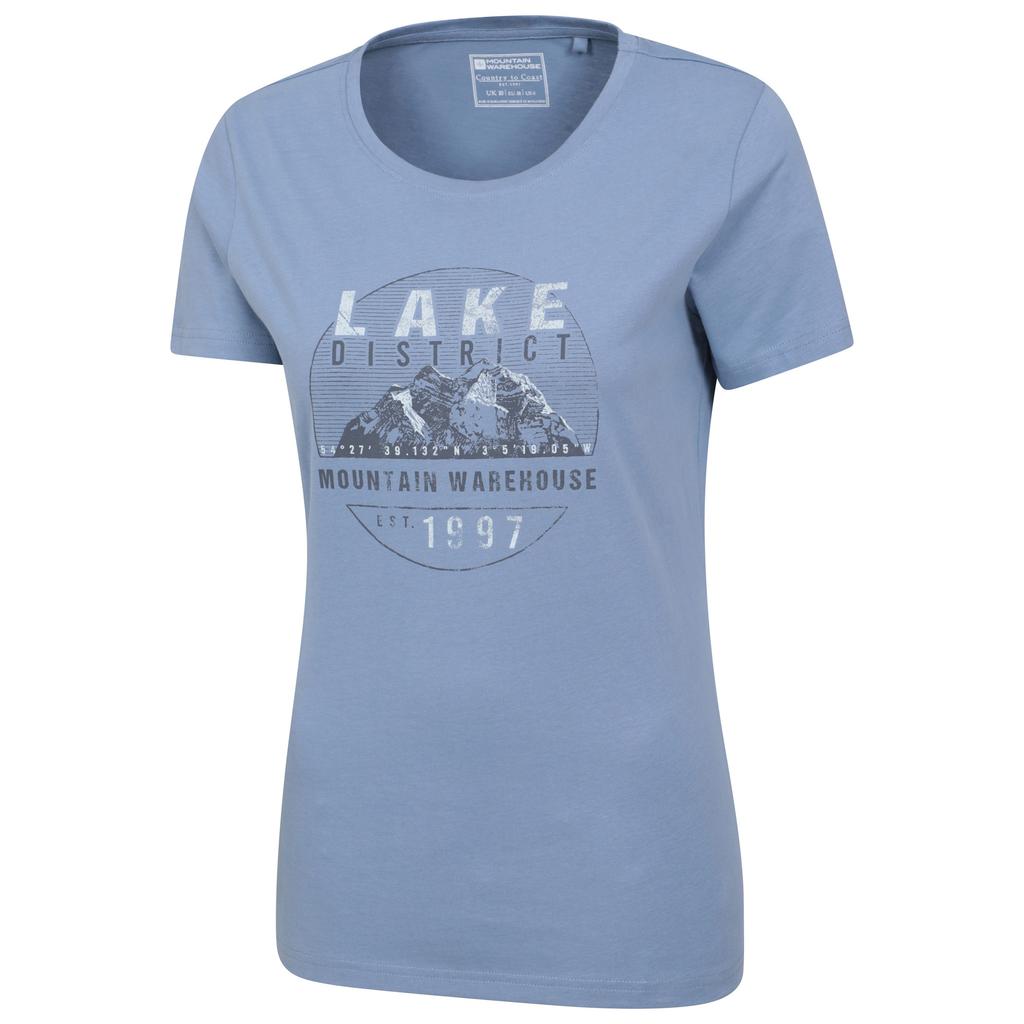 Mountain Warehouse Womens/Ladies Lake District Printed T-Shirt