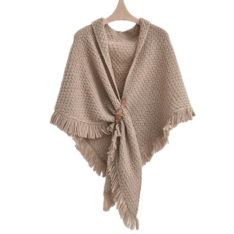 Elegant Triangular Shawl Scarf For Women Spring Autumn Winter