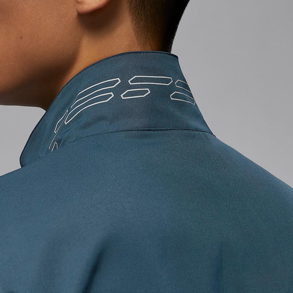 Jordan Soft And Comfortable Stand Collar Jacket Men Jackets Deep-Sea-Blue HQ4887-478