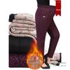 Women's Plus Size Camel Down Cotton Pants for Elderly - Winter Loose Fit
