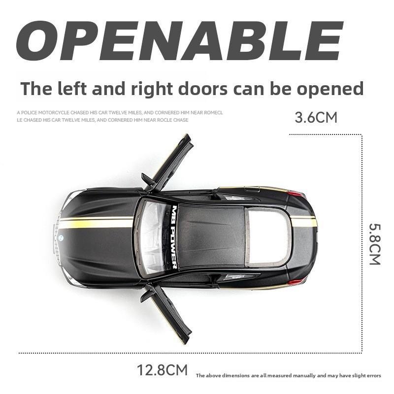 Car Alloy Model M8 Toy With Light Sound And Open Doors Collectors For