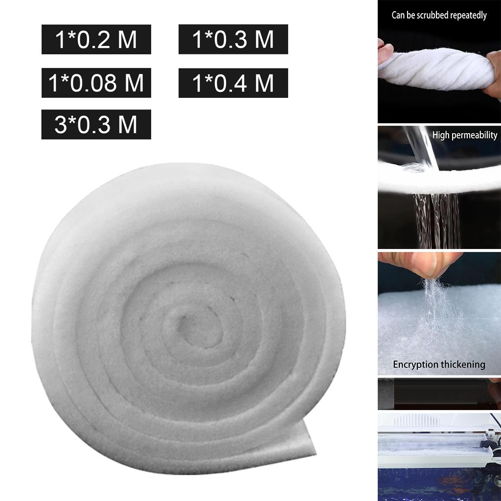 Aquarium Pond Filter Pad Filter Media Cotton Foam Wadding Wool Fish Tank Sponge