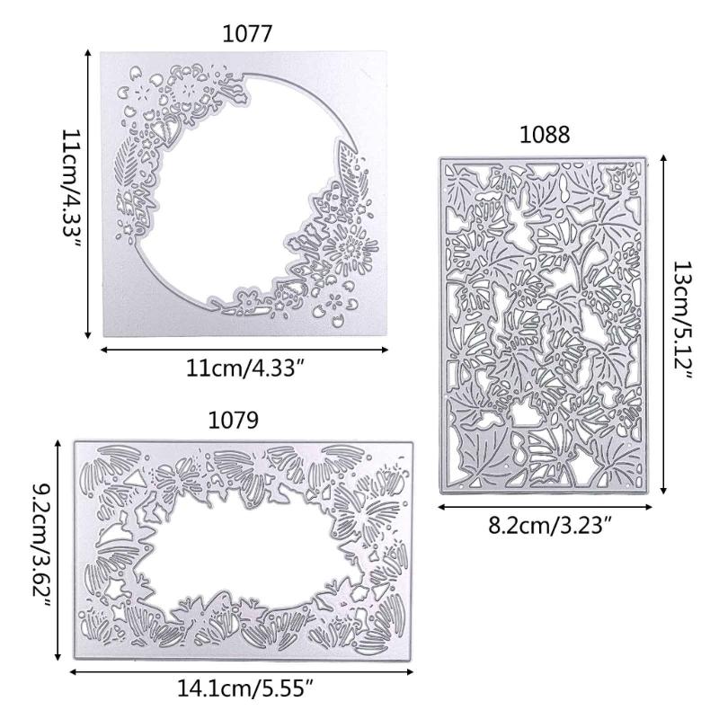Ramka z zaproszeniem wykrojniki do metalu DIY Craft szablon do wytłaczania ze stali węglowej szablony metalowe Scrapbooking na wykrojnik na karty