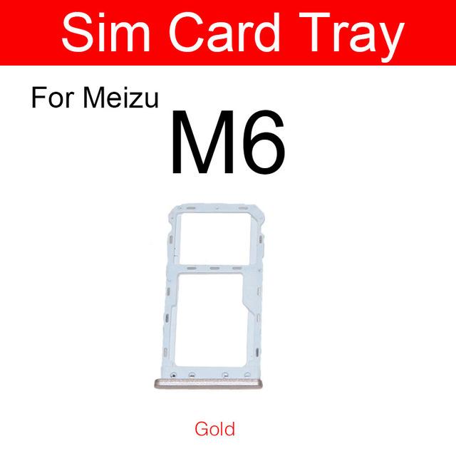 SIM-Karten-Slot-Fach-Halter für Meizu 15 16X M15 U10 U20 Pro 5 Pro 6 7 M6 M6T M6s SIM-Karten-Slot-Adapter Ersatz