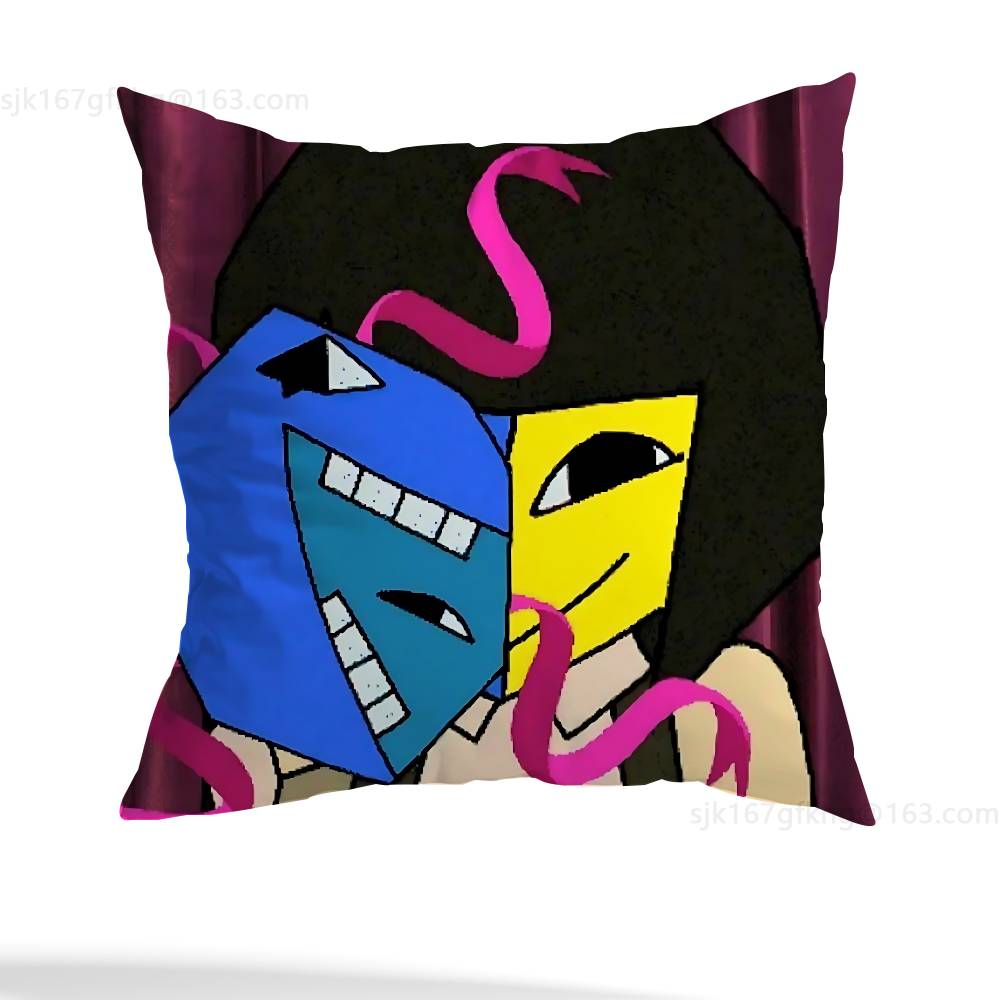 Ena Graphic Sthetic Pillow Case Pillow Case Living Room Sofa Cushion Cover Suitable For Home Bedroom Room Decoration