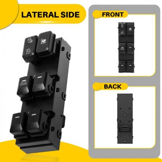 Left Front Power Window Control Switch Fit 2011-2016 Kia Sportage 935703W000WK