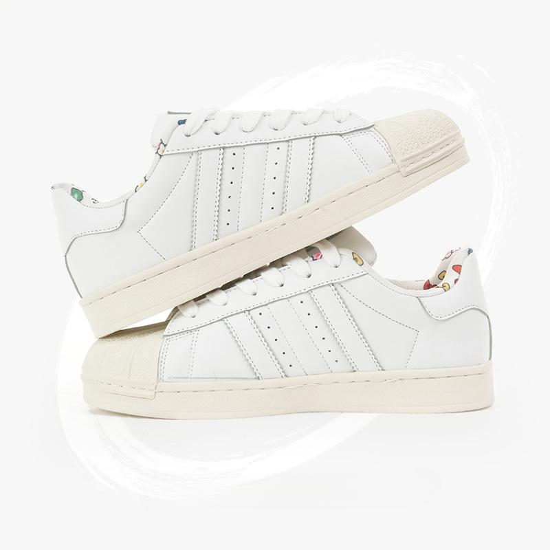 Shell Toe Classic Platform Flat Casual Shoes Women Graffiti All-Matching and Lightweight Breathable Board Shoes Sneaker Women