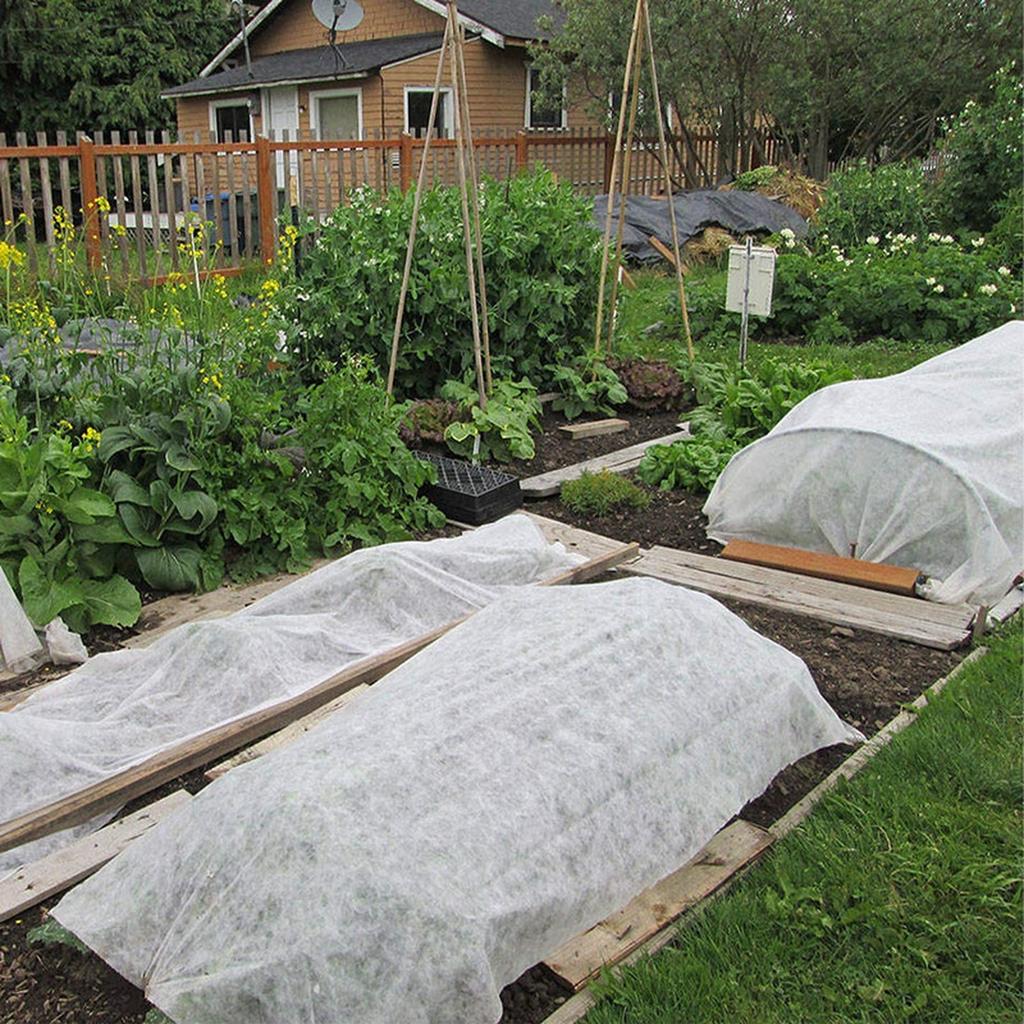Nonwoven Plant Cover 3m x 10m Freeze Protection Fabric Durable Reusable Garden Frost Wind Pest Shield Winter Vegetable Greenhouse Blanket