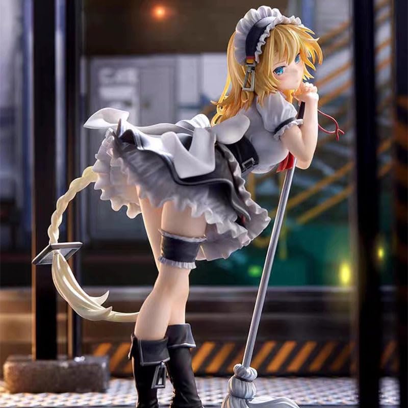 Maiden Front Gr G36 Figurina Maid Cadou Anime 2D Figurina Fată Frumoasă Aproximativ 20cm Înălțime Neoficial [Folosit]