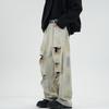 New Spring and Summer Scimitar Pants Dirty Pants Burnt Street Jeans Trousers