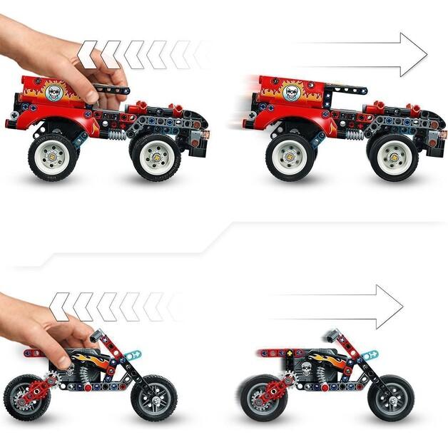 LEGO Technic 42106 Фургон и каскадерский мотоцикл