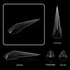 140Pcs/Box Mechanical Dragon Claw Nail Forms For Poly Extension Gel Nail Molds Nail Extension Forms For Building Gel Manicure
