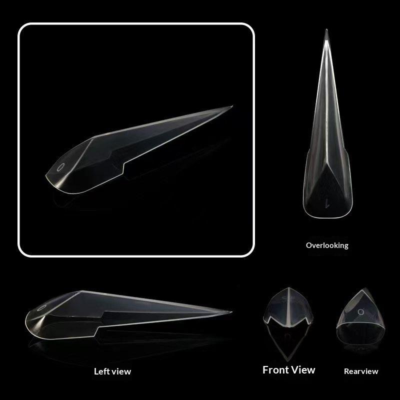 140Pcs/Box Mechanical Dragon Claw Nail Forms For Poly Extension Gel Nail Molds Nail Extension Forms For Building Gel Manicure