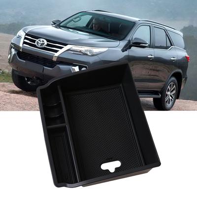 Car Central Armrest Storage Box Holder For Toyota Fortuner An160 2016-2022 Center Console Organizer Tidying