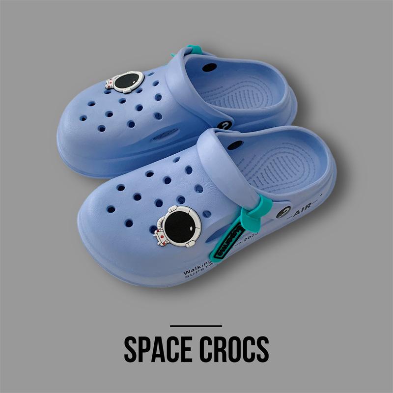 Hole Shoes Children's Slippers Summer Boys and Girls Babies Children Wear Thick-soled Non-slip Children's Bag Head Sandals