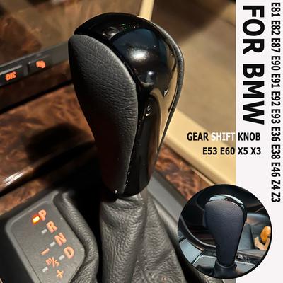 Car Styling Short Long Gear Stick Car Automatic Gear Shift Knob For BMW E39 E46 E53 E60 E61 E63 E64 E83 E81 E82 E87 E90 E91 E92