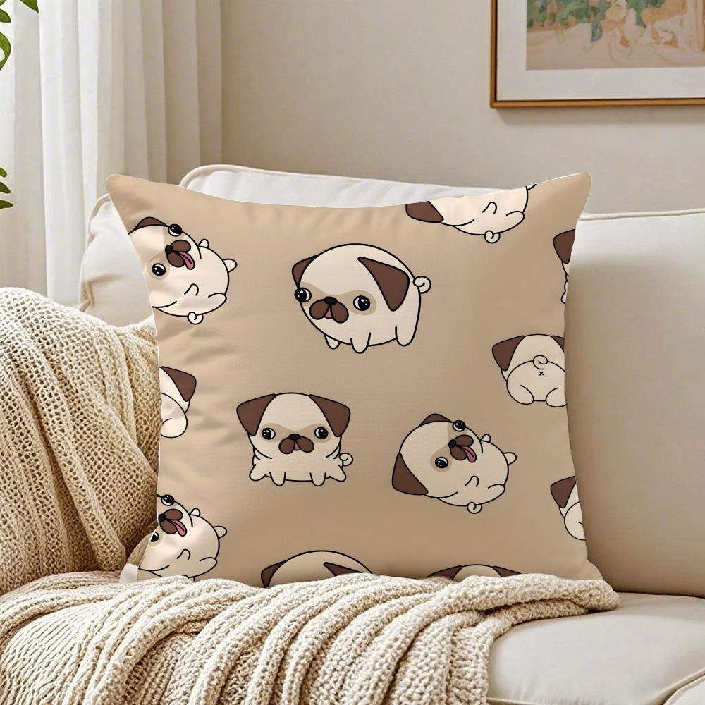 NICE CUTE Pomeranian Dog Cushion Cover Pillowcase Antidustmite Living Room Sofa Decor Cushion Room