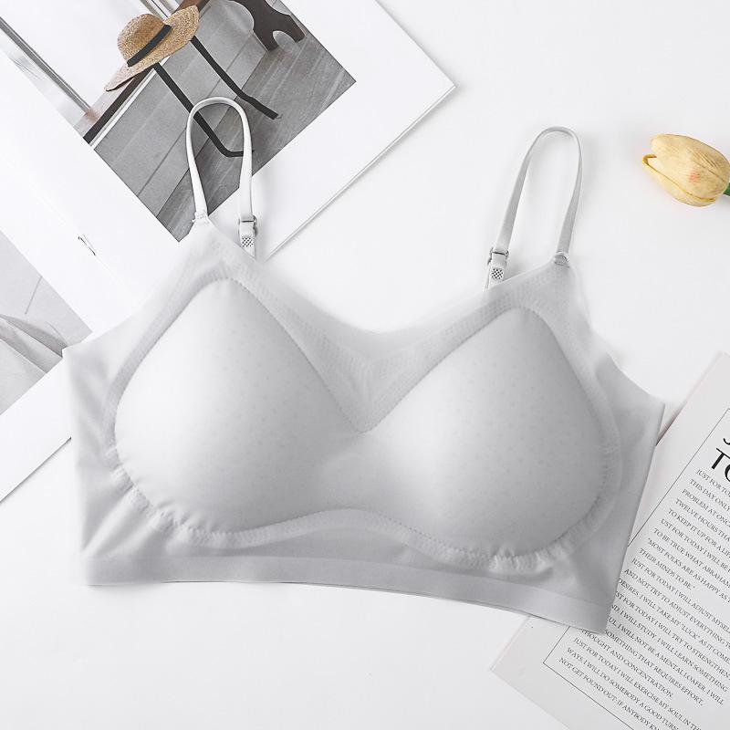Ultradünnes Nahtloses Bügelloses Bequemes Camisole Damen-BH mit Schönem Rücken
