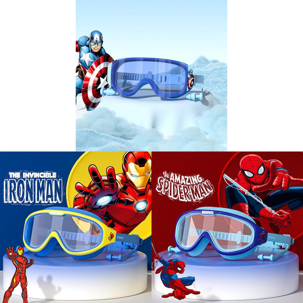 Elsa Minnie Mouse Spider Man Captain America Swimming Goggles With Antifog Pc Lenses For Water Safety And Comfort