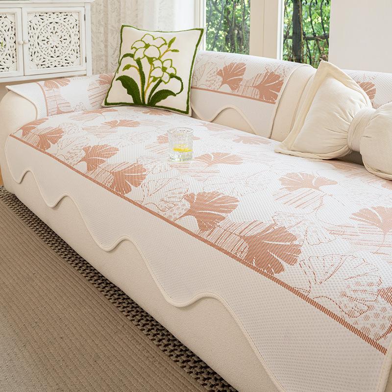 

Летняя фиксированная нескользящая подушка для дивана, летний коврик для дивана, подушка, новинка 2025 года, цельный летний чехол 70*70cm