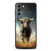 Bull Animal Phone Case For Samsung Galaxy S25 Edge S24 S23 S22 Ultra S20 S21 FE 5G S10 S9 Plus S10E Soft Cover