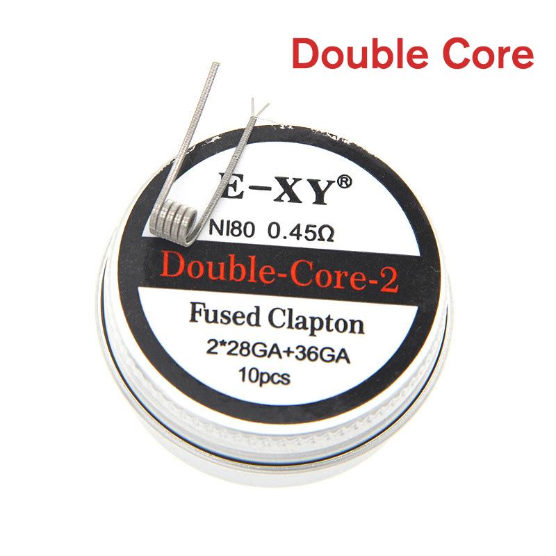 

10 шт./компл., Ni80, высокая плотность, готовая катушка, готовая катушка, распылитель, мод, нагревательный провод Double Core