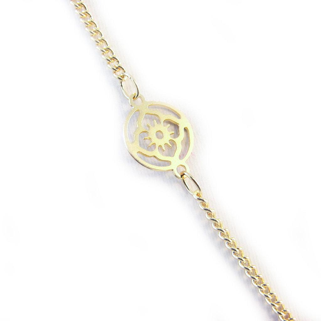 Les Trésors De Lily [G1797] - 'Carmen' Gold Plated Necklace