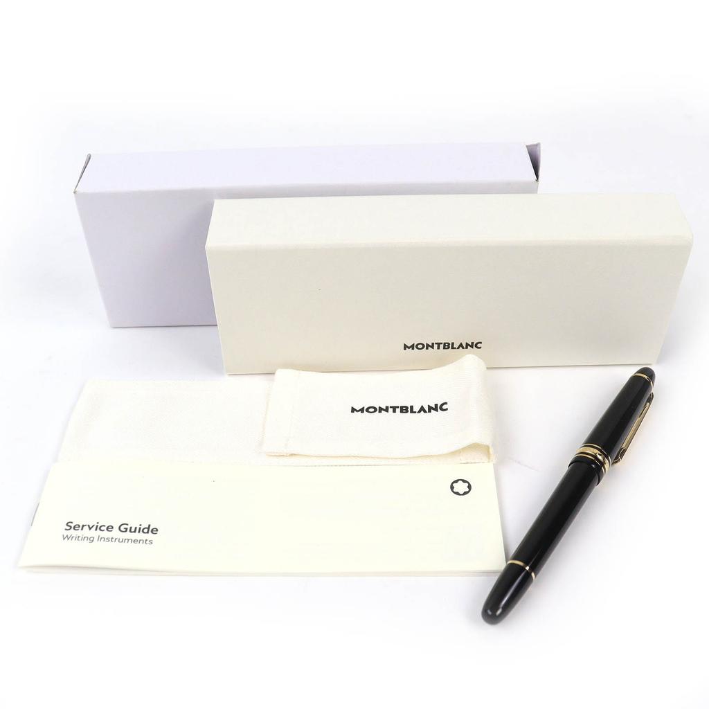 Pristine MONTBLANC fountain pen Meisterstück 145 black 14K mens Used