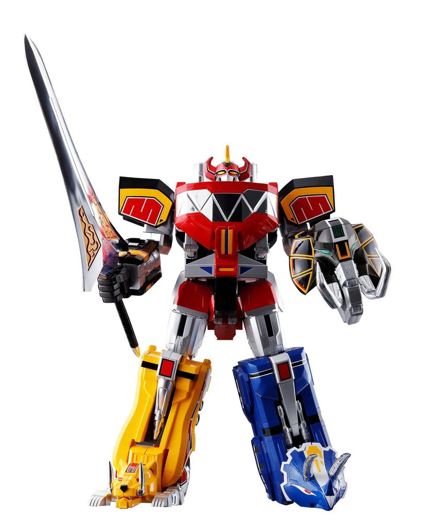 TAMASHII NATIONS Chogokin Damashii Kyoryu Sentai Zyuranger Daizyujin 260mm ABS PVC Malowana Figurka Akcji GX-72 Ok.. & Odlewany ciśnieniowo &