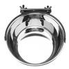 Stainless Steel  ing Food Water Bowl Feeder for Cat Pet Dog Puppy Crate Cage (S)