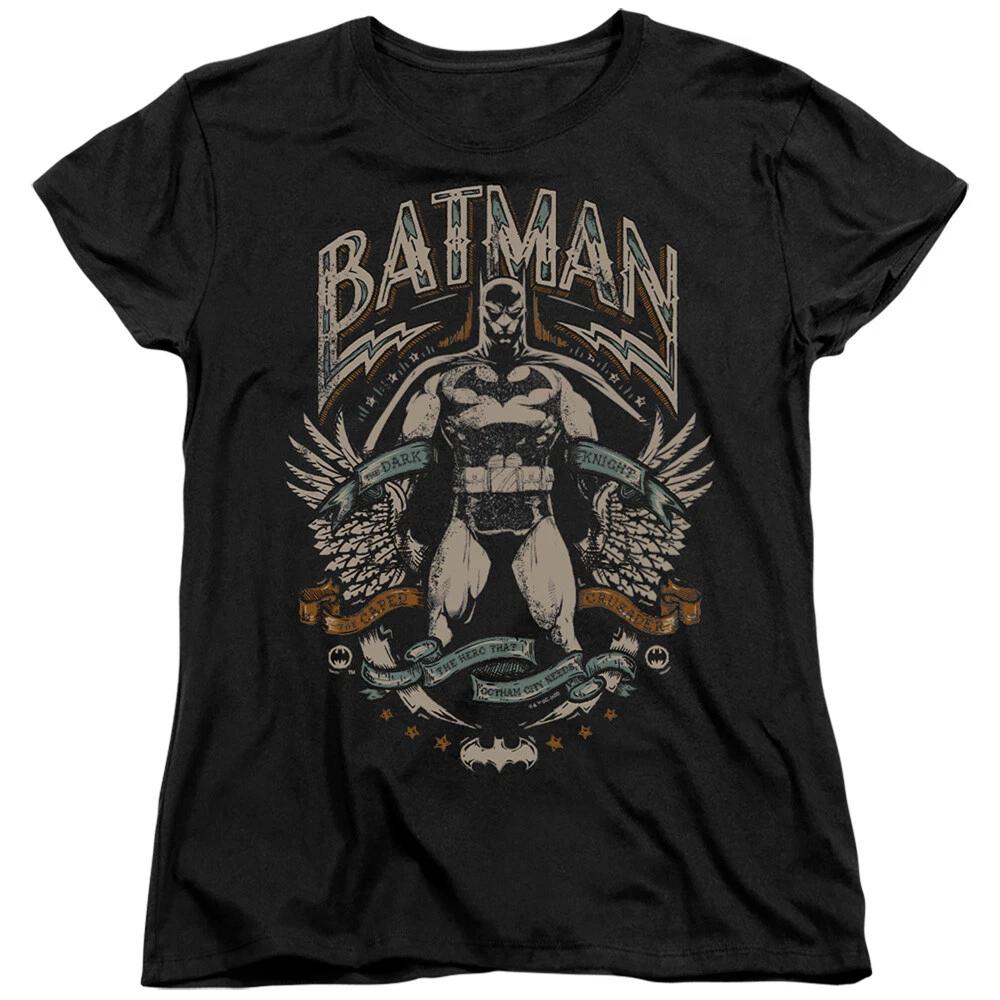 The Batman  Gotham Hero On Black  Women s T-Shirt 2XL