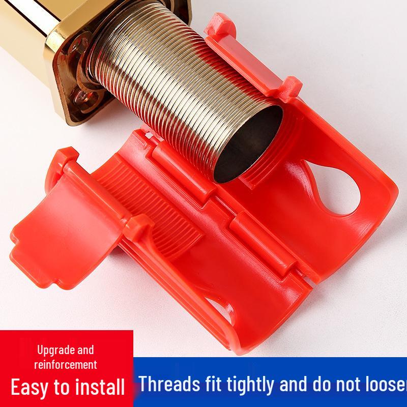 Nakrętka do szybkiego montażu, zapobiegająca poluzowaniu, do baterii kuchennej do ciepłej/zimnej wody i zlewu do mycia warzyw