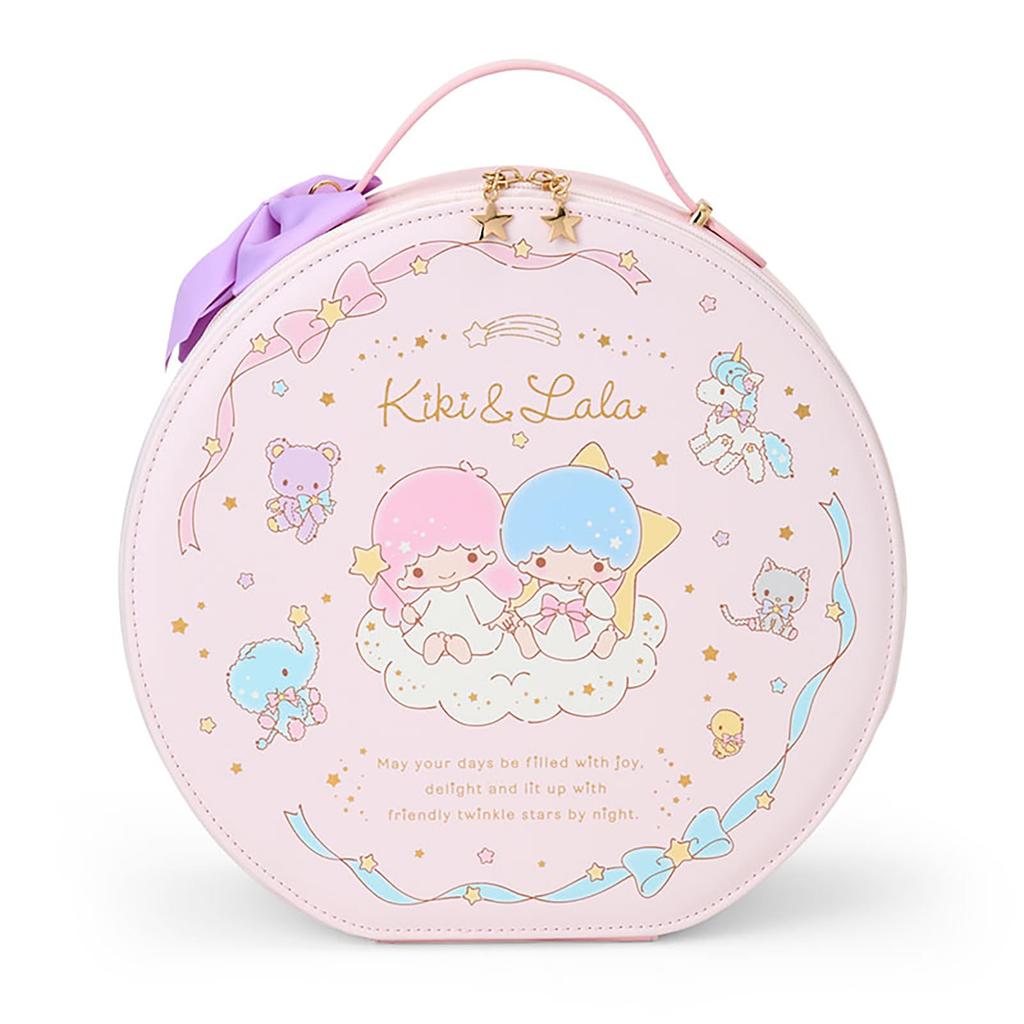 Sanrio Makeup Box Little Twin Stars Kiki Lala Cosmetic Storage with Handle and Mirror Gift 129682