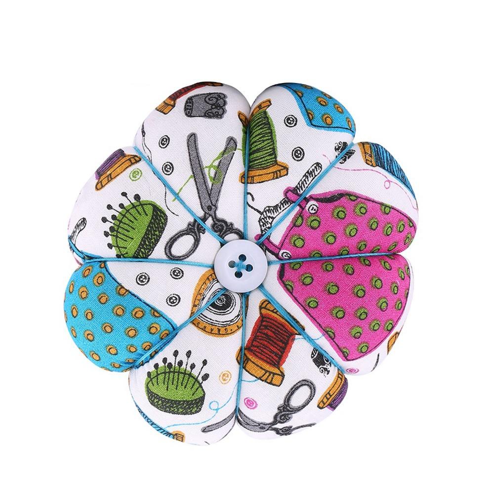 Pumpkin Wrist Pin Pad Elastic Wrist Strap Sewing Needle Pad Cute Pin Cushion  DIY Crafts