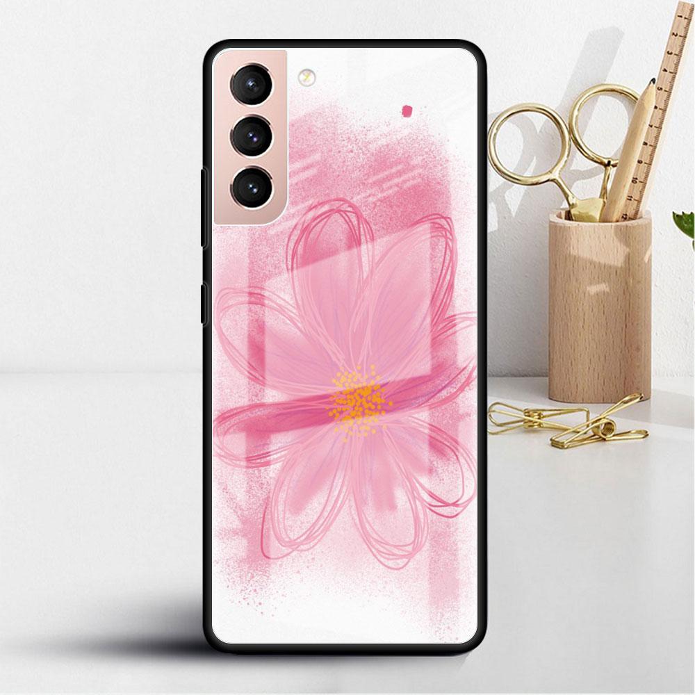 LIEBE Herz Glas Hülle Für Samsung Galaxy S22 S20 FE S21 Plus Handyhülle S10 5G S9 Note 20 Ultra 10 Lite Hülle
