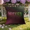 Film W-Wicked Kissenbezug für Zuhause & Auto, Doppelszenen-Kissenbezug: Wendbar für höchsten Tragekomfort