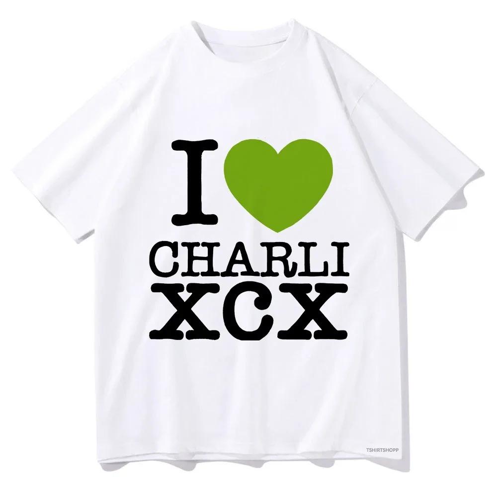 Charli Xcx with Special Guest Shygirl T-Shirts Brat Album Men Women Clothing Aesthetic Unisex Streetwear Oversized high quality