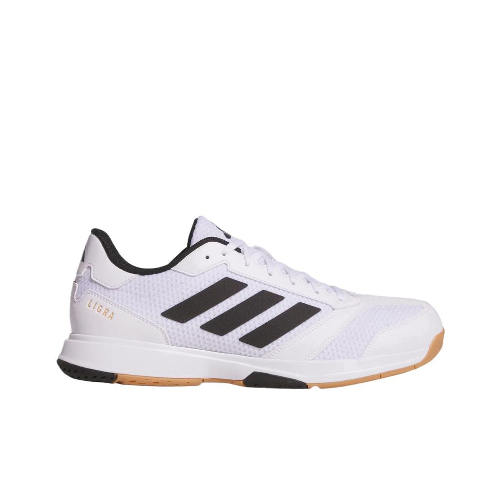 adidas Ligra 8 Indoor White Black Men Sneakers Cloud-White Core-Black JI1505