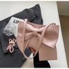 Monochromatic PU Square Shoulder Bag for Women simple versatile graceful cute crossbody bags large monochromatic high quality fashionable fresh