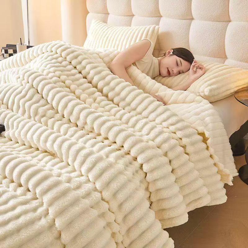 

Новое теплое двустороннее одеяло, теплое дышащее одеяло, однотонное, приятное к коже, кондиционирующее одеяло 70x100cm