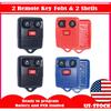 2 Key fob & 2 Shells Keyless Entry Remote Control Replacement Fits for Ford F150 F250 Explorer Expedition Escape Ranger E150 Edge Fusion 1998-2016