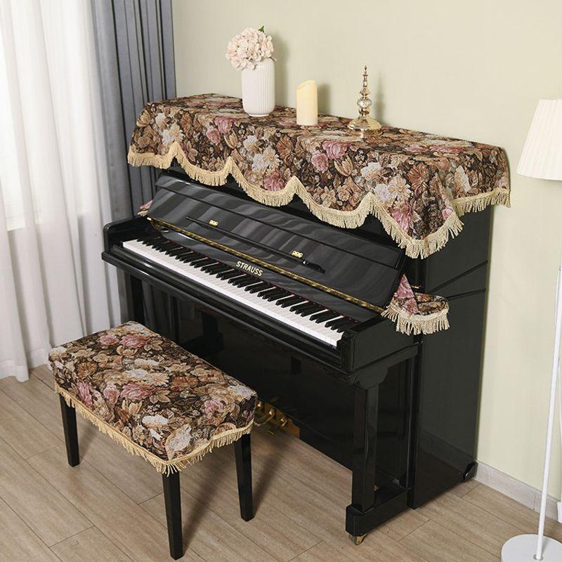 Thickened Pastoral Fabric Piano Cover