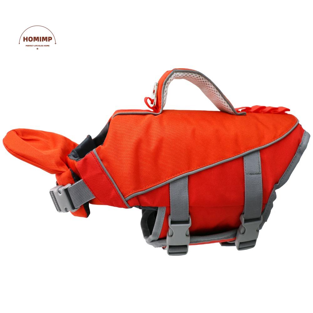Pet Supplies Reflective Stripes Dog Life Jacket Large Buoyancy Breathable Safety Vest Adjustable Pet Life Vest Boating Safety