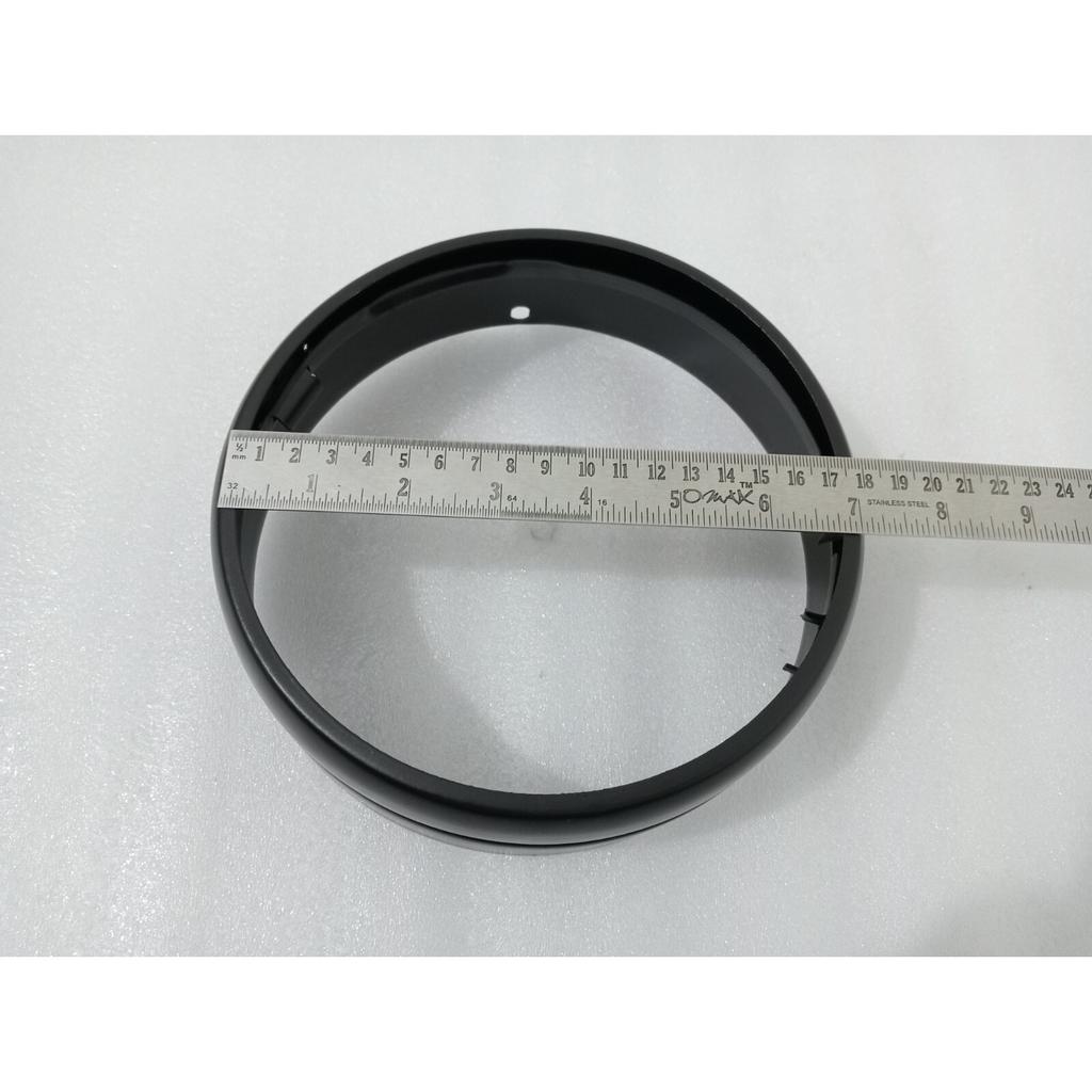 Royal Enfield Head Light Inner Outer Rim Black Steel |Fit For