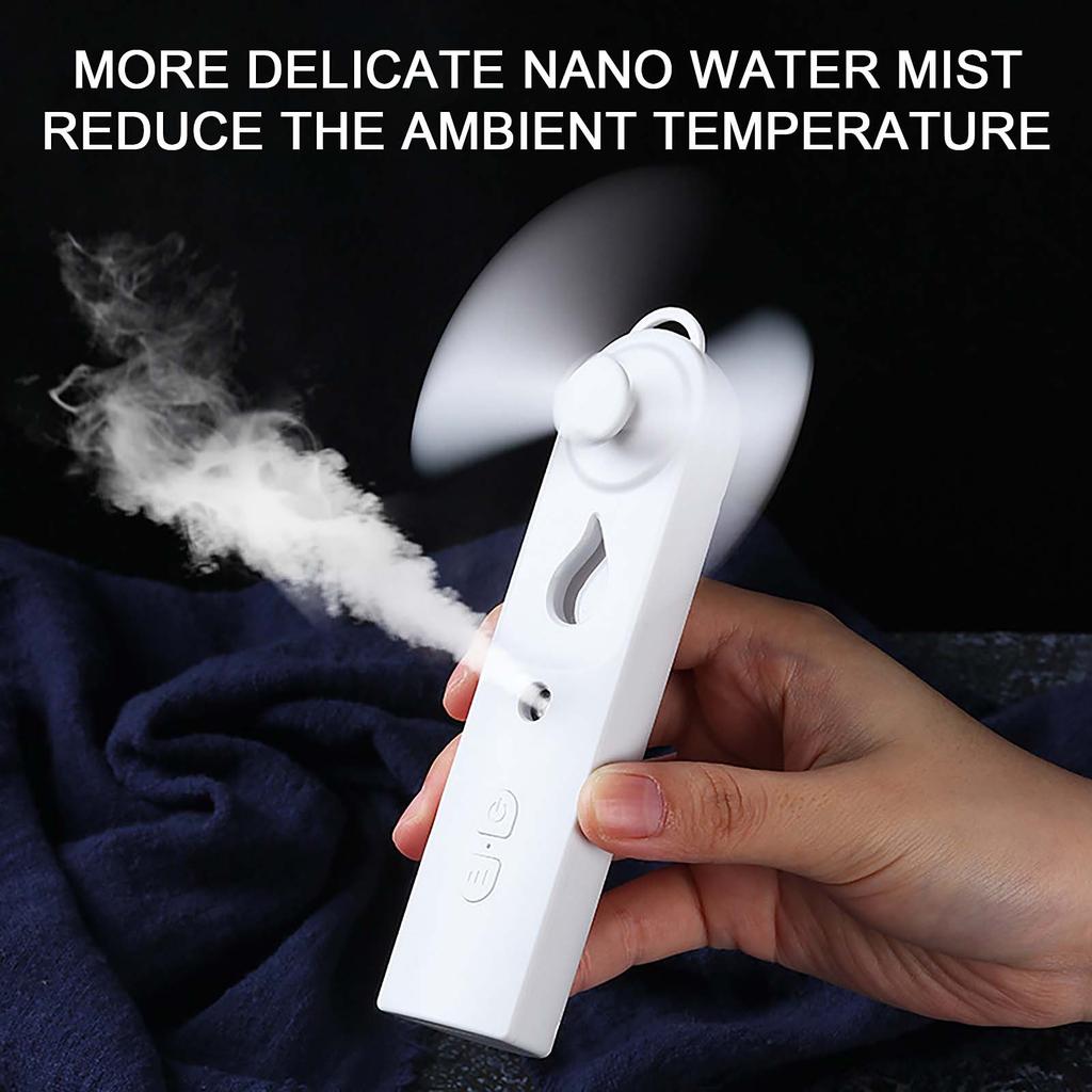 Rechargeable Handheld Usb Fan With Strong Wind  Mute Portable Electric Fan