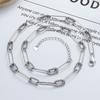 925 Sterling Silver Glitter Chain Necklace N333 Chain Necklace
